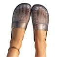 thumbnail image 6 of Sandals for Women, Clear Closed Toe Jelly Shoes Breathable Mesh Jellies Flats Soft Lightweight Summer Beach Clogs with Square Buckle, 41, 6 of 7
