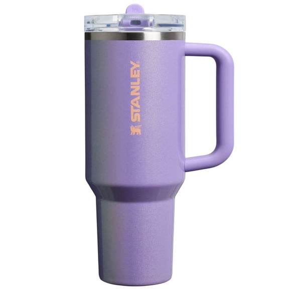 Stanley 1913 the Quencher ProTour Flip Straw Tumbler 40oz Insulated Stainless Steel Cup with Handle & Straw, Purple