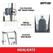 Best Fitness BFFT10B Functional Trainer - Black