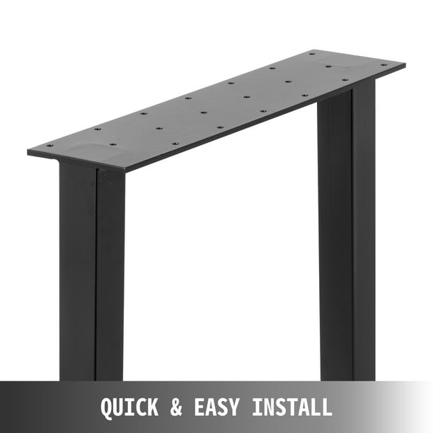 VEVOR Metal Table Legs Set of 2 Dining Table Legs 16 Height