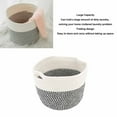thumbnail image 3 of Foldable Laundry Basket, Large Capacity Collapsible Laundry Hamper Lightweight  For Home White, Grey,White, Black White, 3 of 8