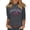 Gray, variant on Women's T-Shirts America 250 Patriotic Flag Graphic Crew Neck 3/4 Sleeve Anniversary Top
