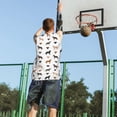 thumbnail image 5 of Naloa Labrador Retriever Dog Basketball Jersey Reversible Men's Mesh Athletic Sports Shirts Training Practice S-4XLX-Large, 5 of 6