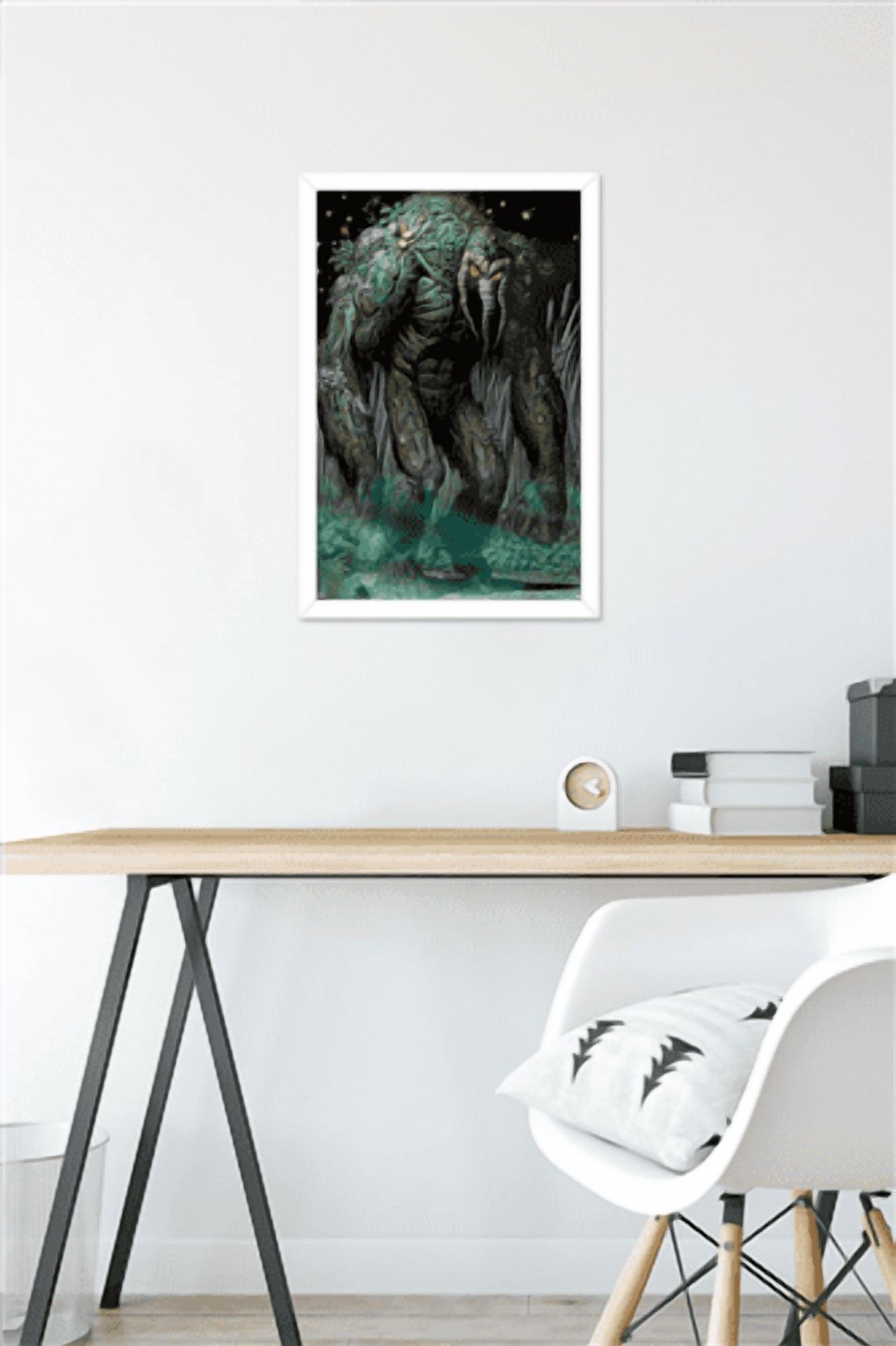 Marvel Comics: Man-Thing: Thunderbolts #154 Wall Poster, 14.725" x 22.375" Framed