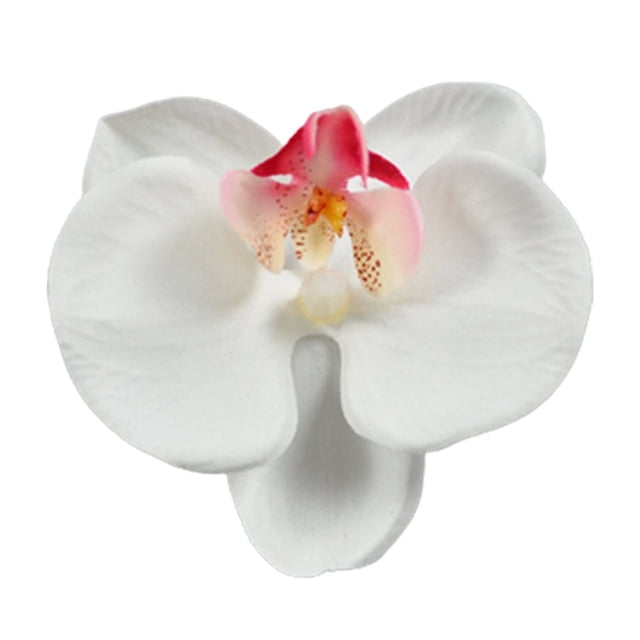 10pcs Imitation Decorative Phalaenopsis Realistic Design Fake Flowers for Wedding Centerpieces Decoration - Bean Green