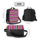 thumbnail image 2 of Fotbe Colorful Mexican Stripes Lonchera Bolsa de Almuerzo para Hombres y Mujeres, Lonchera de Gran Capacidad, Bolsa de Almuerzo Reutilizable, Bolsa Térmica Aislante, 2 of 7