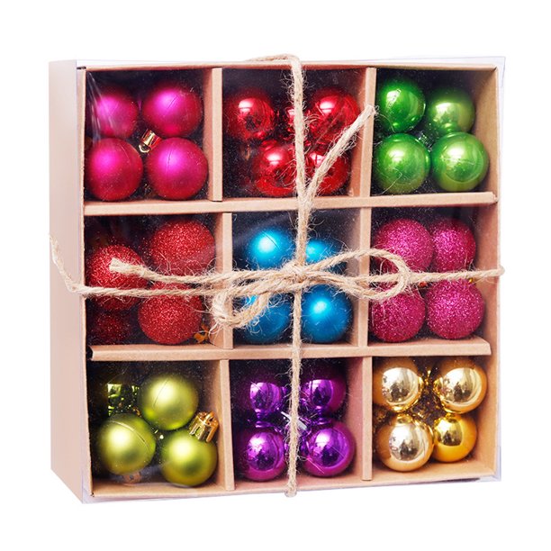 99PCS Bola de Navidad Adornos Fiesta Árbol de Navidad Decoraciones Colgante Adorno Decoración Wmkox8yii fhajkh1958