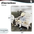 thumbnail image 4 of Stupell Industries Eclectic Child with Croquet Mallet Canvas Art, 30 x 40, by Kendra Dew, 4 of 8