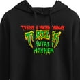 thumbnail image 3 of Teenage Mutant Ninja Turtles: Mutant Mayhem - Movie Logo - Juniors Cropped Pullover Hoodie, 3 of 5