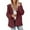 Red, variant on Women's Reversible Hooded Winter Jacket With Pockets Stylish & Warm Outerwear Justified Jacket Long Coat Women Womens Zip up Women's Jacket Thin Jacket for Women Er Tech Jacket Leopard Trim Anorak