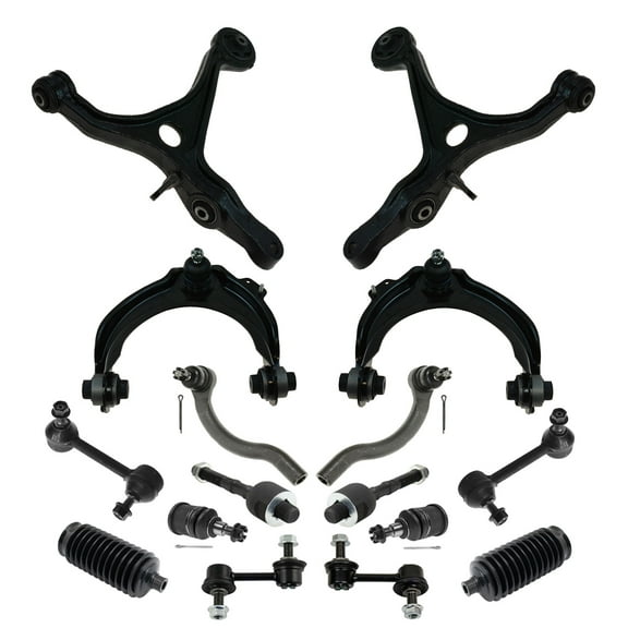 TRQ Front and Rear Steering & Suspension Kit Fits 2003-2007 Honda Accord PSA46086