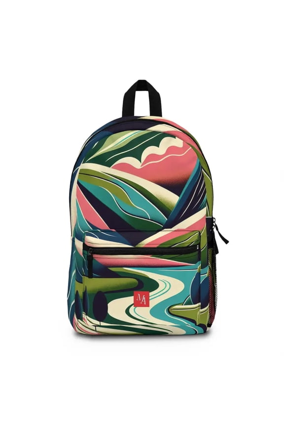 Colorful Landscape Journey- Backpack