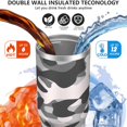 thumbnail image 4 of Camouflage 30oz Handheld Travel Tumbler with Handle – Double Wall Stainless Steel Insulated Cup, Flip Straw Lid, Leak-Proof & BPA-Free for Hot and Cold Drinks – Durable Coffee & Juice Mug Black, 4 of 6