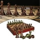 thumbnail image 5 of Ajedrez medieval Juego completo de piezas de ajedrez Juego de mesa 32 piezas Bronce Zulema Ajedrez Medieval, 5 of 8
