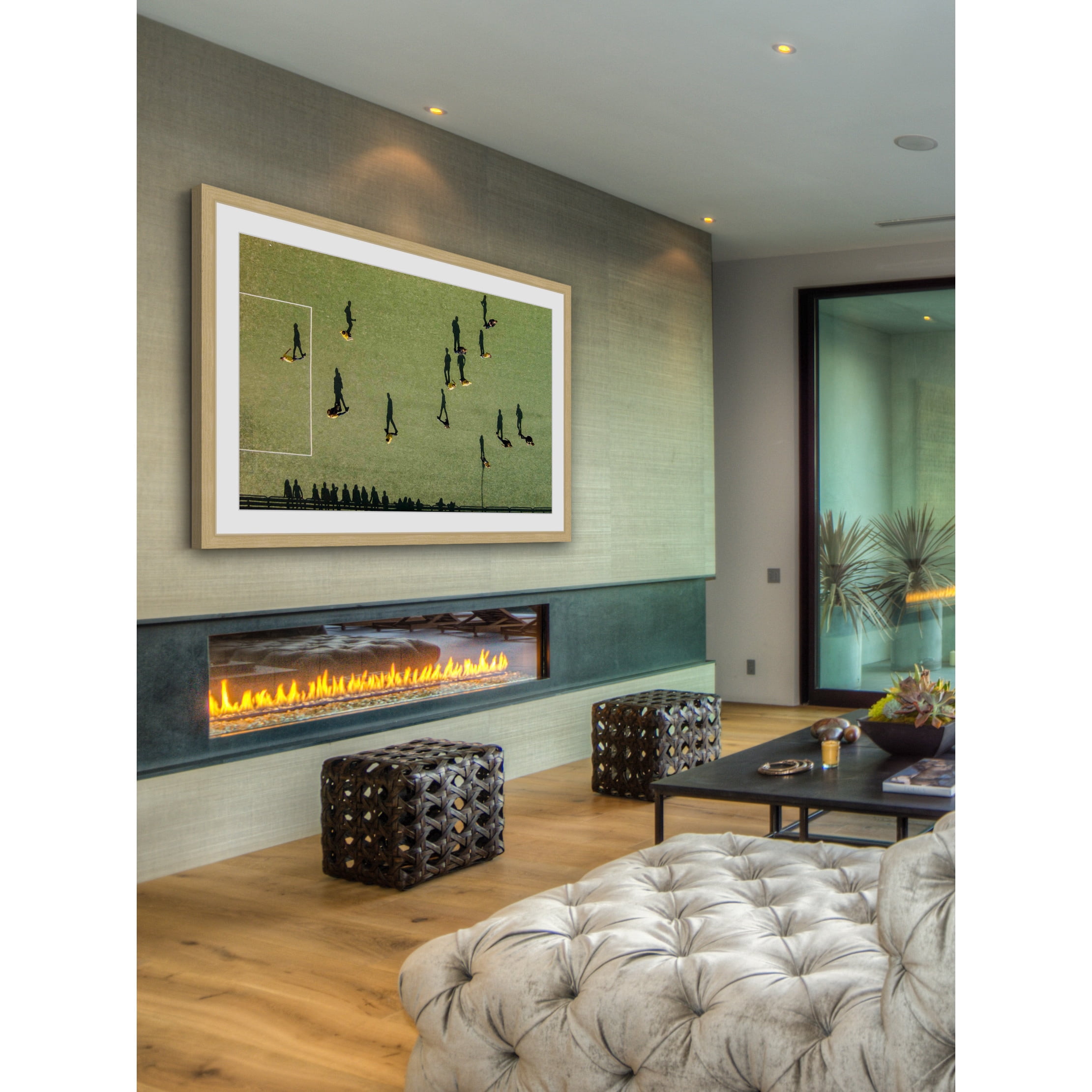 Marmont Hill "Soccer" by Karolis Janulis Framed Painting Print
