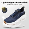 thumbnail image 3 of FitVille Men's Wide Fit Slip - Resistant Running Shoes Thick-Sole Upgraded Arch Support Shoes for Men, 3 of 6
