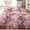 Pinkish Purple-Tie Dye, variant on SAYFUT Ultra Soft Indoor Modern Area Rugs Fluffy Living Room Carpets Suitable for Children Bedroom Home Decor Nursery Rugs, 23.6'' x 47.2'', Pink