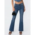 thumbnail image 4 of EMMIOL Women's Mid-High Waist Stretchy Flare Jeans Light Wash Bell Bottom Denim Pants Y2K Trendy Vintage Jeans, 4 of 7