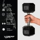 thumbnail image 2 of Mancuernas Hexagonal Par 30Lbs Pesas Para Ejercicio Caucho Negro Xtreme Life DPMH30000001, 2 of 7
