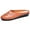 Orange, variante sur Woobling Mules et Sabots pour Femmes à Enfiler Mocassins à Bout Fermé Sandales Légères Plates Pantoufles de Travail Noir 9