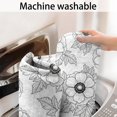 thumbnail image 5 of Pioneer Flower Floral Print Pattern Bathroom Rugs Mat, Non Slip Microfiber Bathroom Rug with Rubber Backing, Soft Mats for Bathroom Floor Tub Shower, 24"x60", 5 of 5