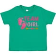thumbnail image 3 of Inktastic Team Girl Pink Footprints and Arrow Boys or Girls Baby T-Shirt, 3 of 5