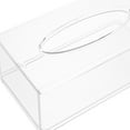 thumbnail image 3 of WRITWAA Tissue Storage Box Acrílico Claro Ideal Para Oficina, Y Moderno, 3 of 8