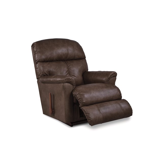 SILLÓN REED RECLINABLE MECEDORA DE PIEL 010-704 LAZBOY CONTEMPORANEO
