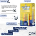 Hanukkah Candles for Menorah Box of 44 Assorted Colorful Candles With