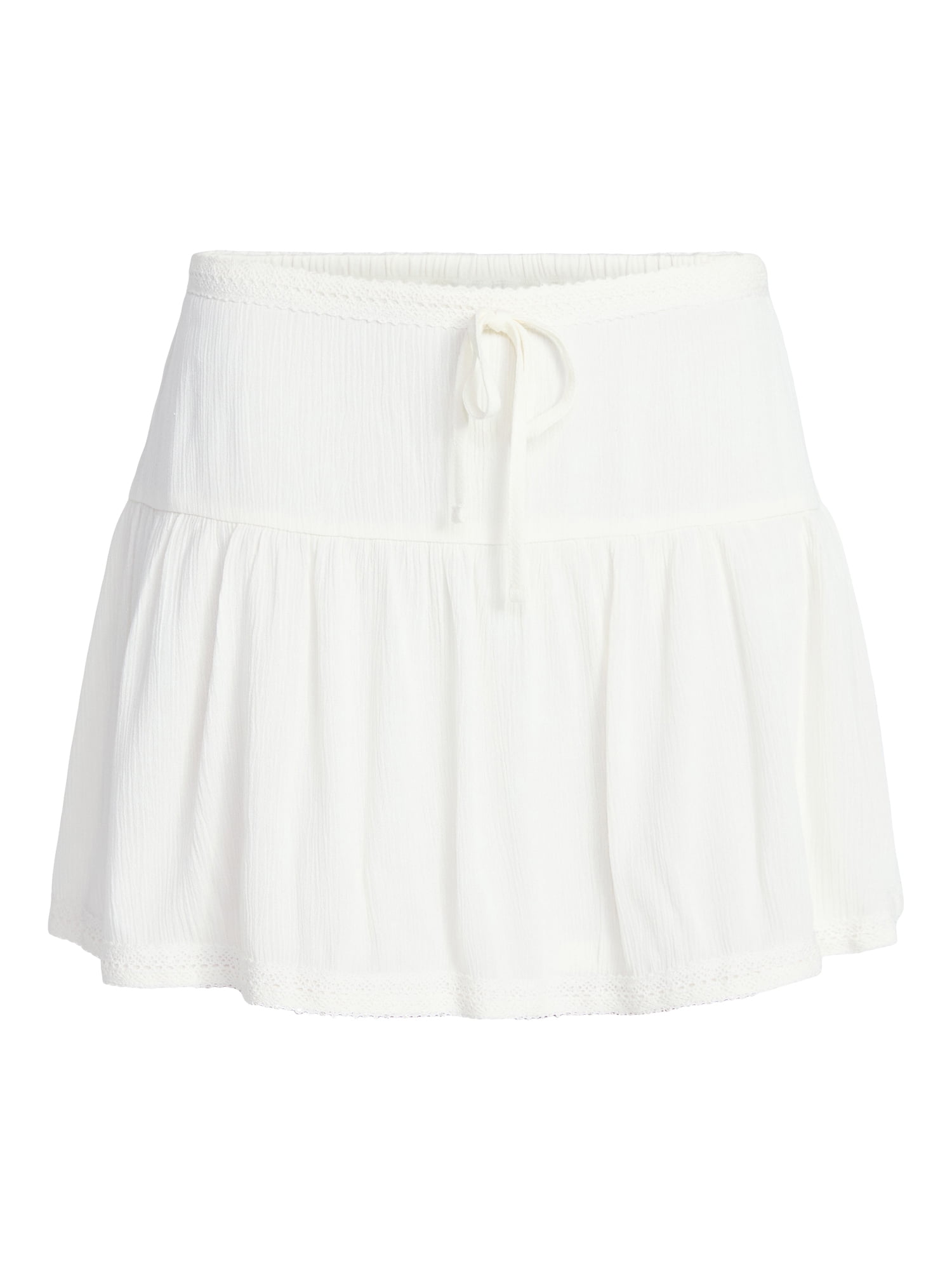 No Boundaries Peplum Mini Skirt, Women’s XXS-XXL