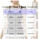 thumbnail image 3 of mfyjkho Camisetas Sin Mangas, Camisolas De Cuello En V Con Almohadillas De Sujetador De Color Liso Para Mujer De Moda Tops Elegantes Para Mujer L, 3 of 7
