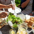 thumbnail image 6 of Walchoice 8 Pieces Serving Utensils Set, Stainless Steel Hostess Set, Includes Slotted Spoon/Serving Spoon/Serving Fork/Serving Tongs, Mirror Polished & Dishwasher Safe, 6 of 6