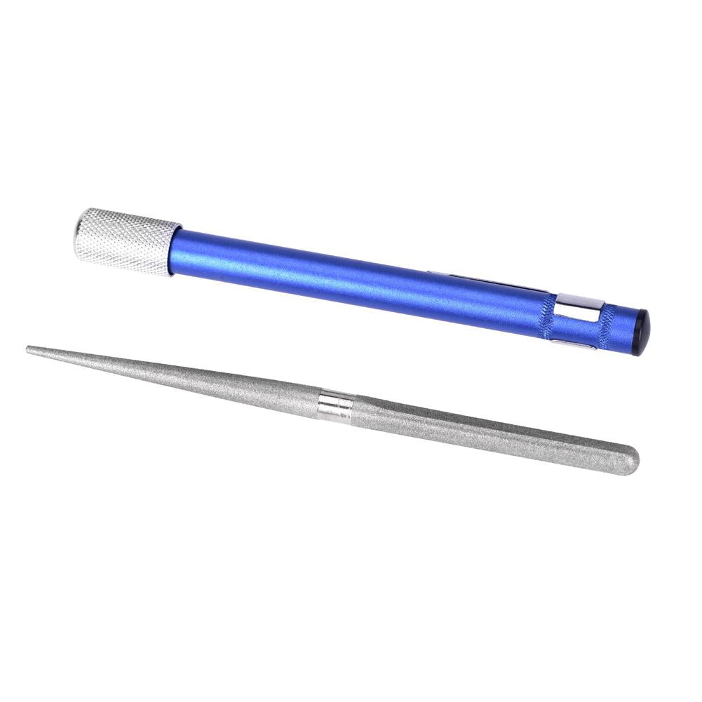 Cergrey Multipurpose Sharpening Stone Pen Type Diamond Knife Sharpener Stick for Outdoor Kitchen