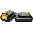 thumbnail image 1 of 2-Pack - DeWALT DCF885B Battery Replacement - For DeWALT 20V MAX* Power Tool Battery (1500mAh, Lithium-Ion), 1 of 4