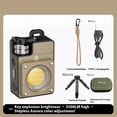 thumbnail image 2 of YFGEFTR Portable Camping Light, 3500LM Adjustable LED Camping Lantern, Rechargeable, for Power Outages, Emergency, Hurricane, 2 of 6