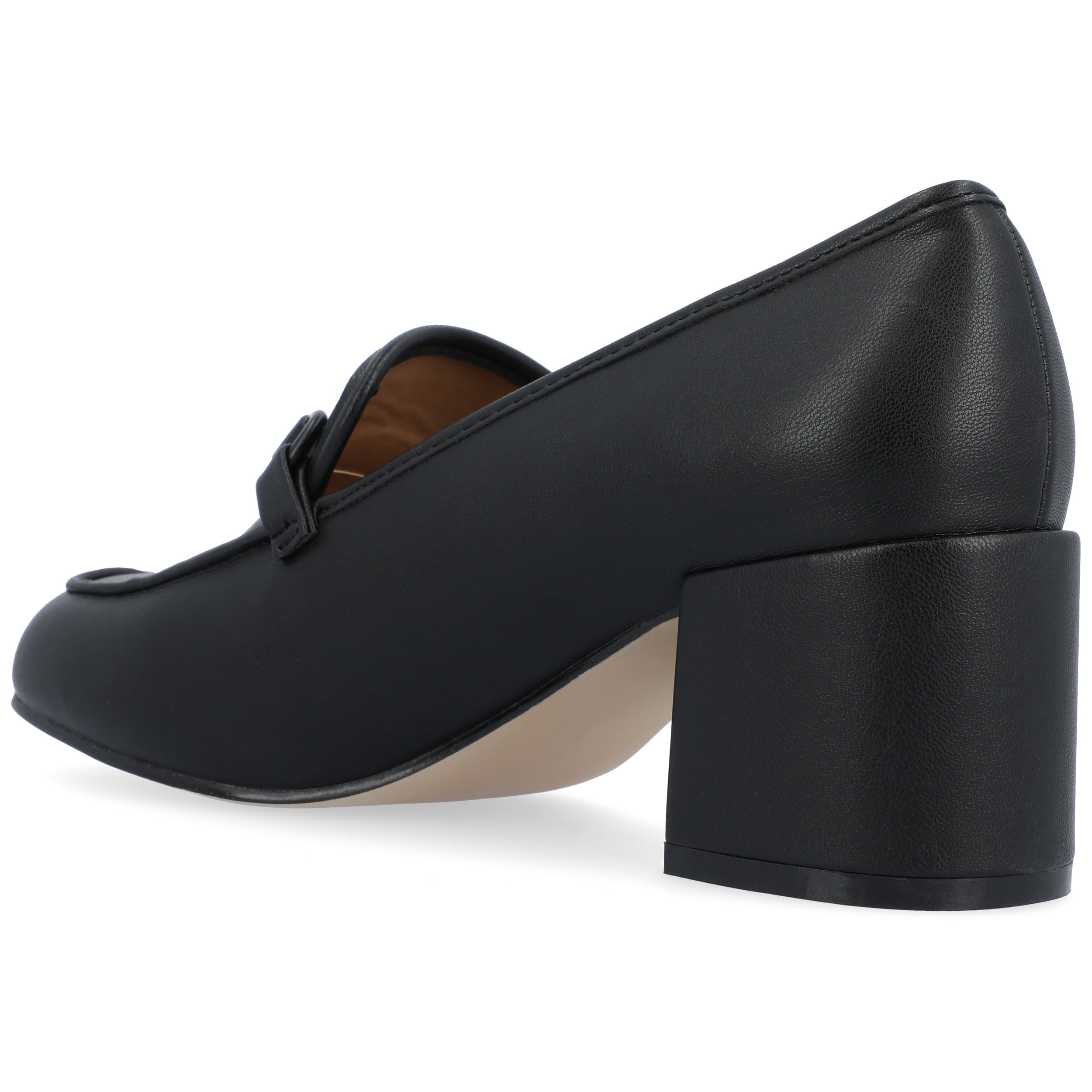 Journee Womens Nysaa Low Heel Square Toe Pumps