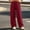 Wine, variant on Vrorvz Straight Leg Sweatpants for Women Drawstring Elastic Waisted Pants Solid Color Basic Casual Pant