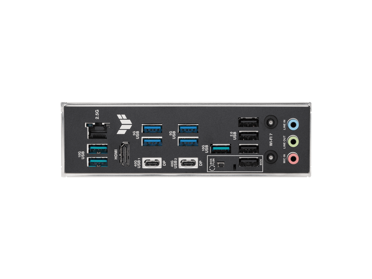 ASUS TUF GAMING X870E-PLUS WIFI7 AMD X870E ATX Motherboard with 16+2+1 80A Power Stages, DDR5 Support with AEMP, PCIe 5.0 x16 with PCIe Slot Q-Release Slim, Four M.2 Slots, WiFi 7 with ASUS WiFi Q-Ant