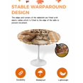 thumbnail image 2 of Round Fitted Tablecloths Cute Squirrel Fall Tree Deciduous Waterproof Table Cover for Kitchen Dining Party Orange Buffalo Plaid Retro Linen,55"-60", 2 of 6