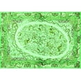 thumbnail image 1 of Ahgly Company Indoor Rectangle Persian Green Traditional Area Rugs, 2' x 3', 1 of 1