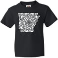 thumbnail image 3 of Inktastic Arkansas Silhouette Mandala Youth T-Shirt, 3 of 5