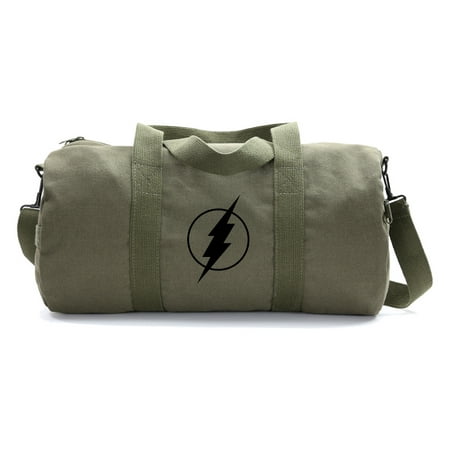 Flash Comic Superhero Army Heavyweight Canvas Duffel (The Best Duffel Bag)