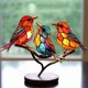 thumbnail image 5 of Acrílico pájaros en rama estatua arte artesanía rama de árbol pájaros esculturas decoración del hogar, 5 of 8
