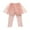 Bowknot pink, variant on 2-8T Girls Footless Leggings Tights with Ruffle Tutu Skirts Kids Culottes Ballet Pantskirt
