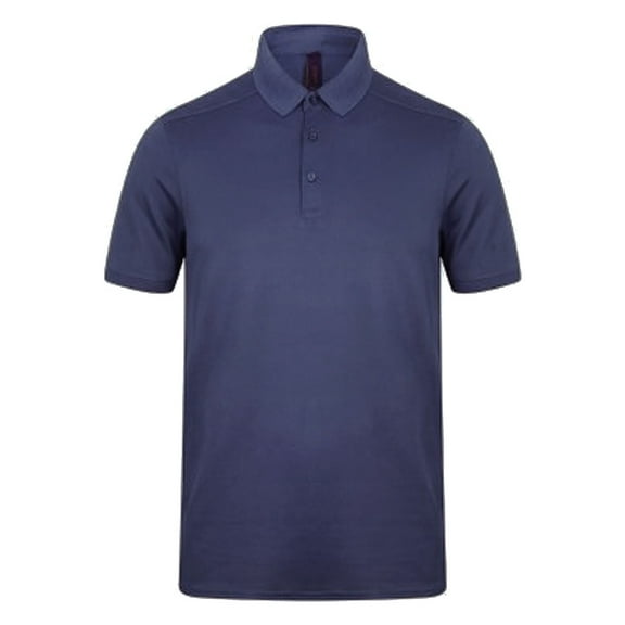 Henbury Mens Stretch Microfine Pique Polo Shirt