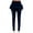 Dark Blue, variant on SwiftWear Tennis Skirt with Leggings for Women Casual Solid Elastic Waist Pocket New Fashion Comforrt Pants, Dark Blue S