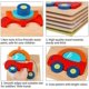thumbnail image 4 of Puzzles de madera Montessori Juguetes educativos para niños pequeños Afortunado Sencillez, 4 of 5