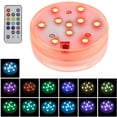 thumbnail image 3 of AMERTEER Submersible Led Lights with Remote - Waterproof Underwater Led Light Battery Operated Controlled 13 Color Changing Lamp for Pool Vase Aquarium Decoration, 3 of 4