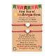 thumbnail image 1 of onlyliua Promoción de Temporada Tejiendo Una Pulsera Colorida con Forma de Corazón El Primer Día de Clases, Primer Día de Jardín de Infantes, 1 of 2