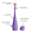 thumbnail image 4 of plusOne Pinpoint External Vibrator, 3 Different Tip Attachments, 10 Vibration Settings, 4 of 22
